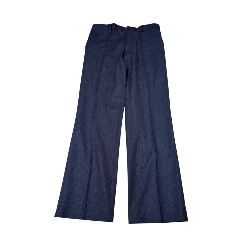 Banana Republic Classic Fit Navy Heather Wool Blend Dress Pants Mens 30x30